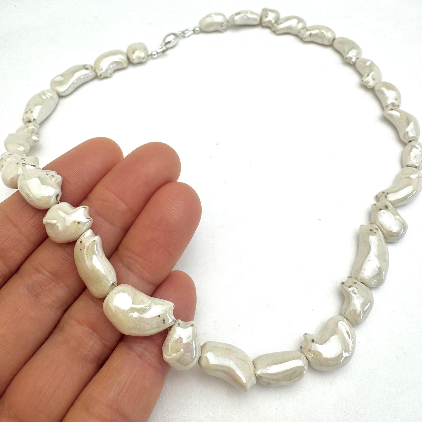 Pearly Cat Necklace