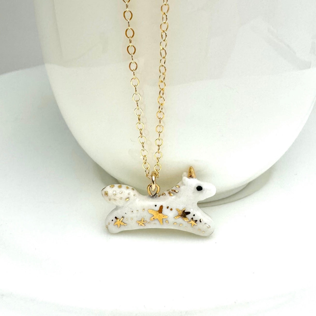 Tiny Unicorn Necklace