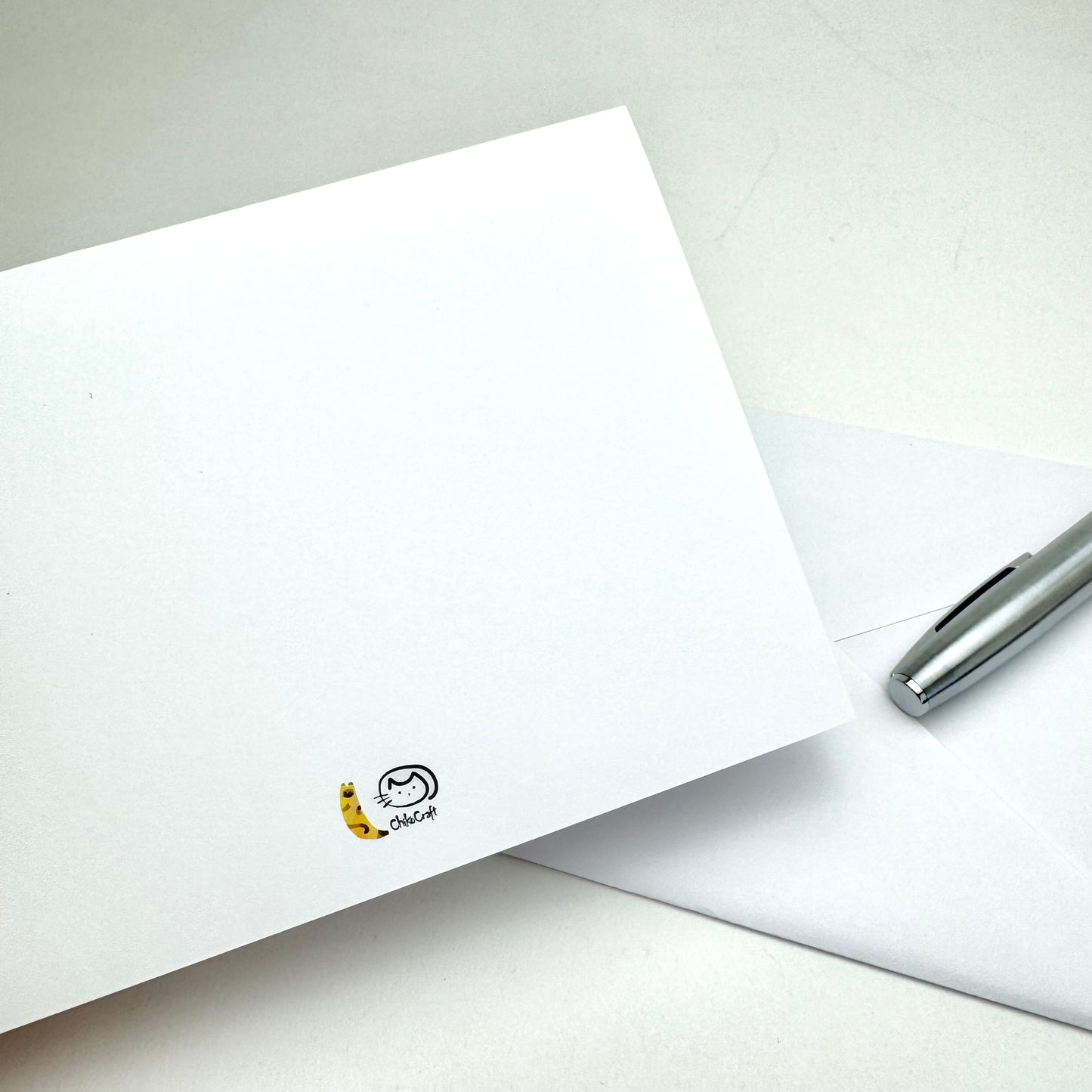 Banana Cat Greeting Card