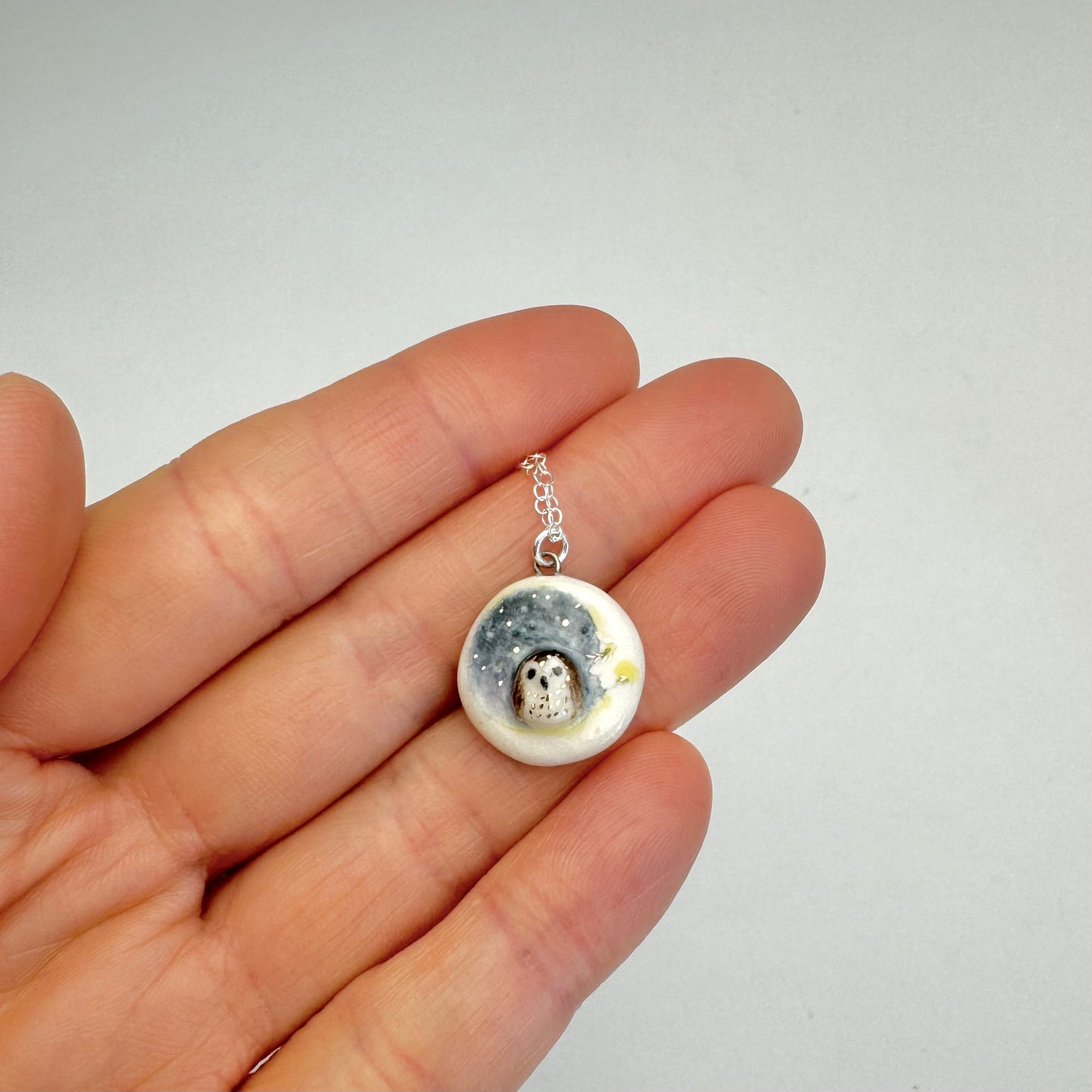 Owl Moon Necklace