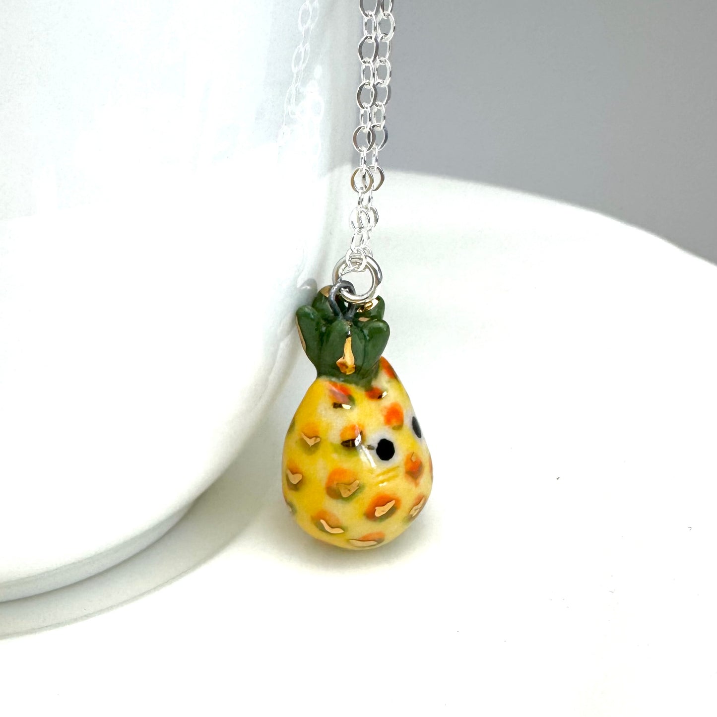 Pineapple Cat Necklace