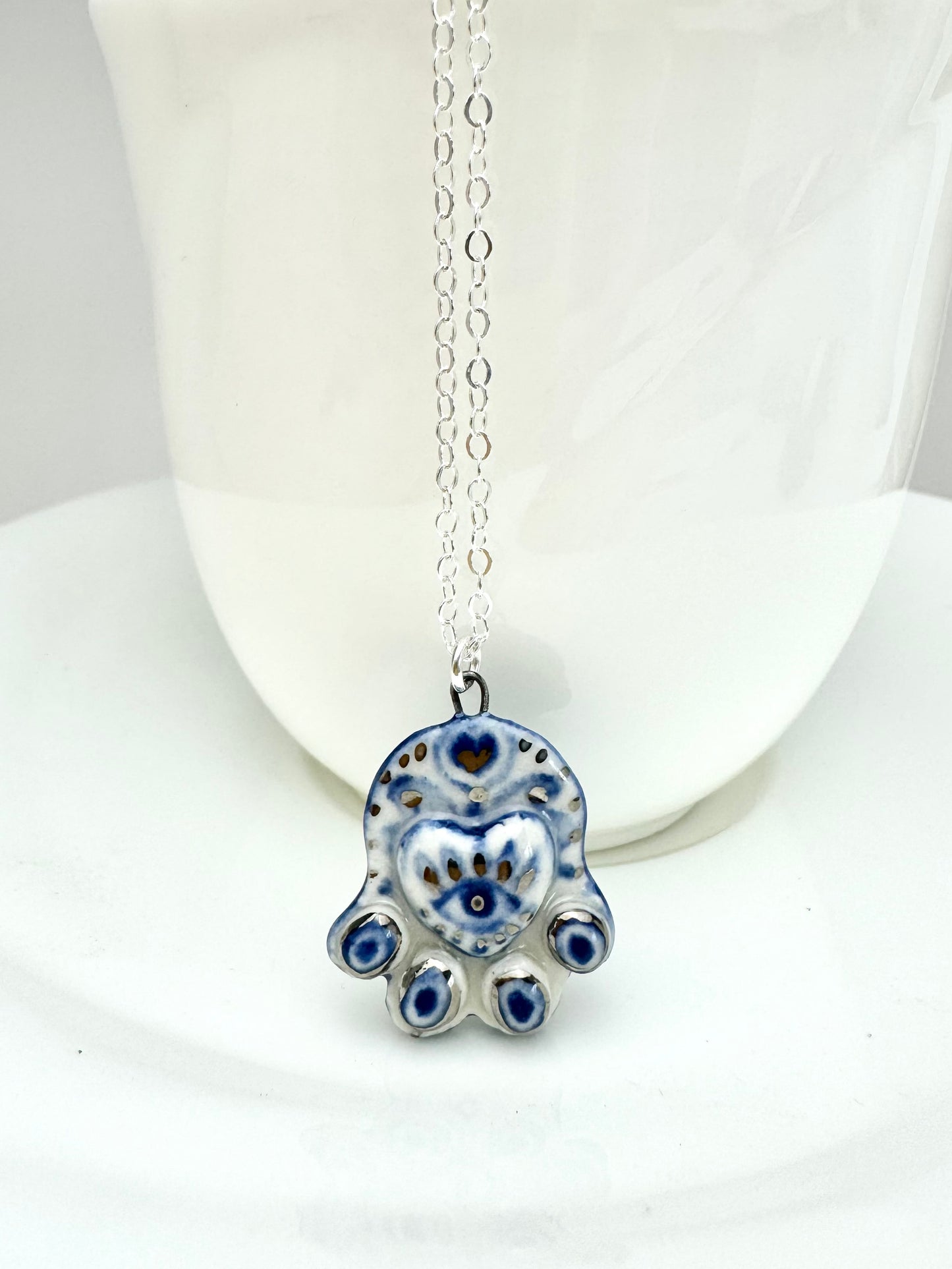 Meowsa Paw Necklace