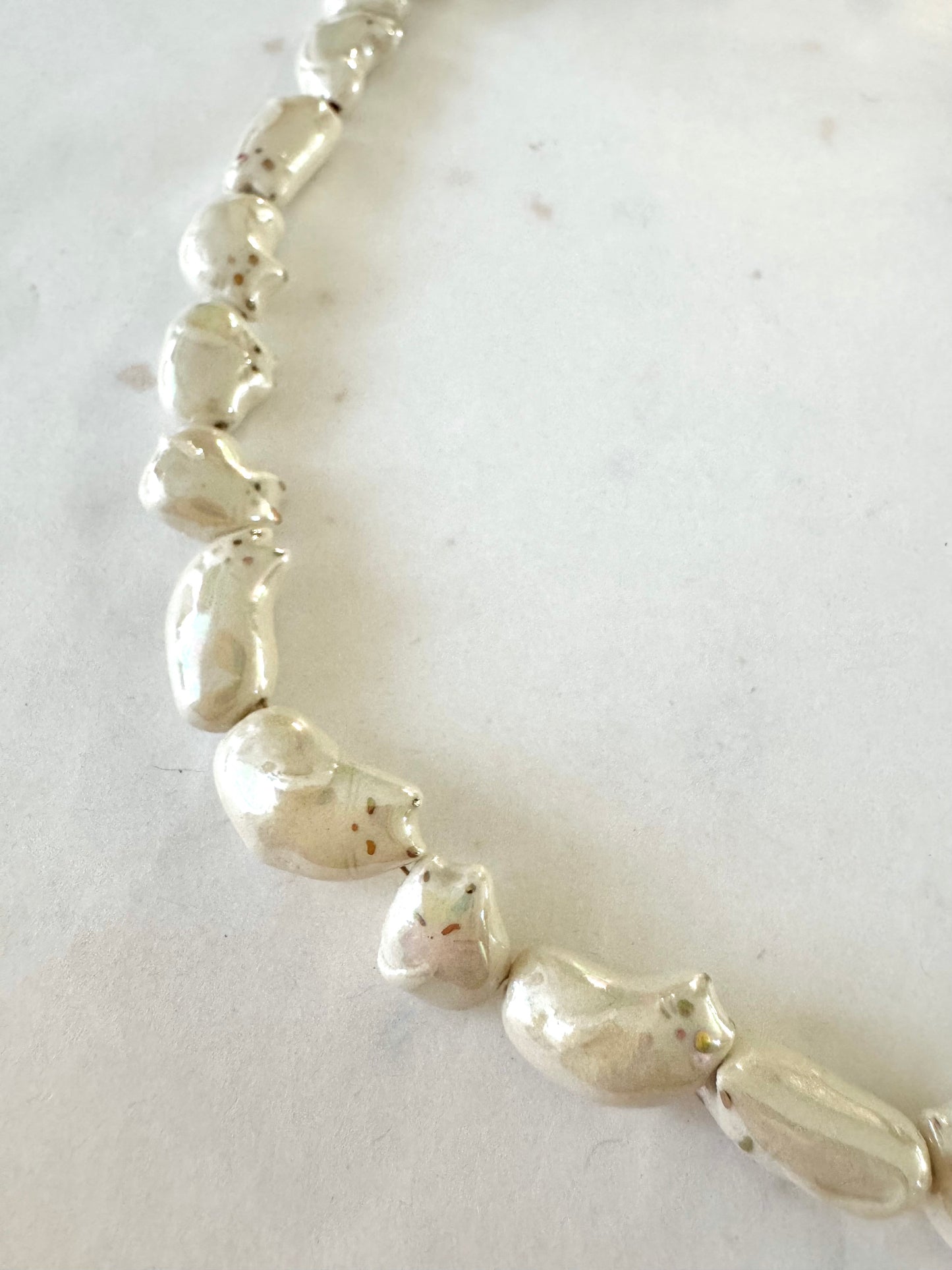 Pearly Cat Necklace
