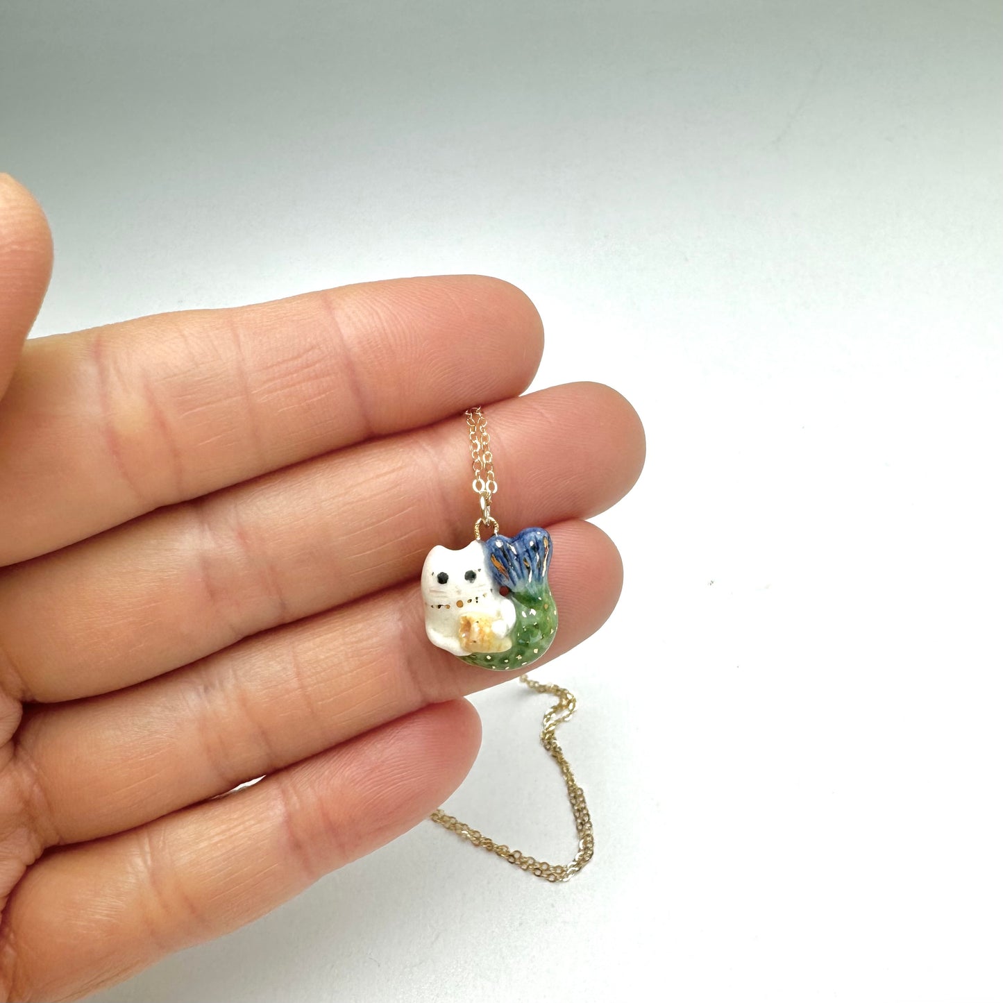 Mermaid Cat Necklace