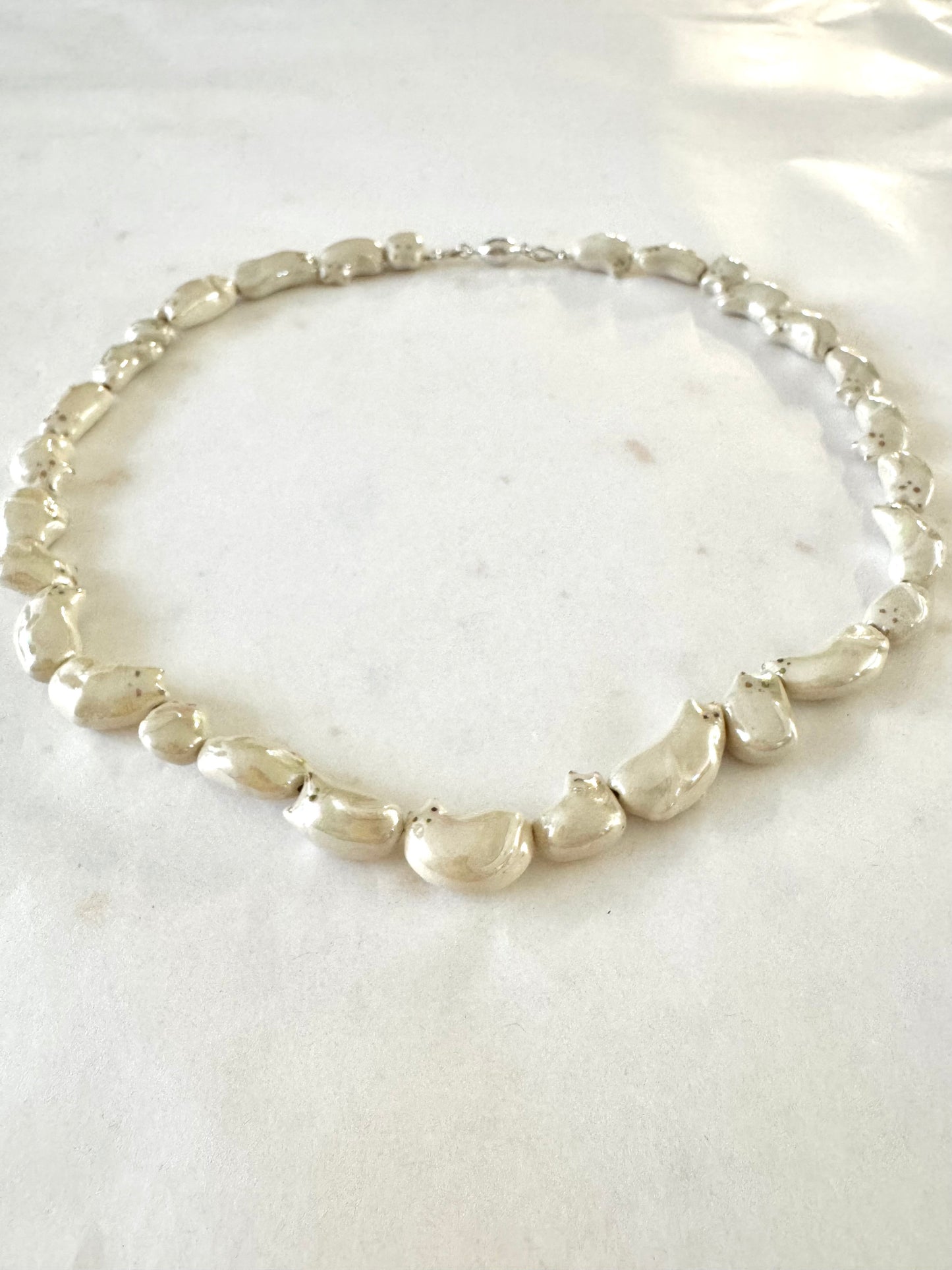 Pearly Cat Necklace