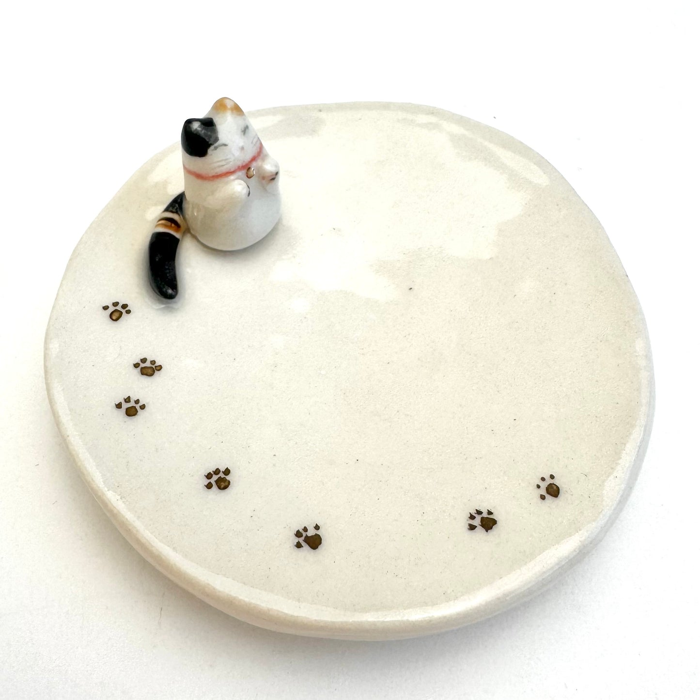 Calico Cat Ring Dish