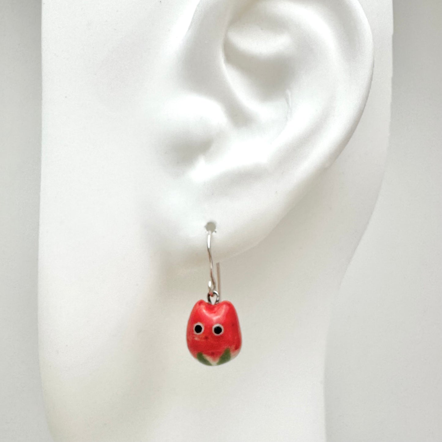 Strawberry Cat Earrings