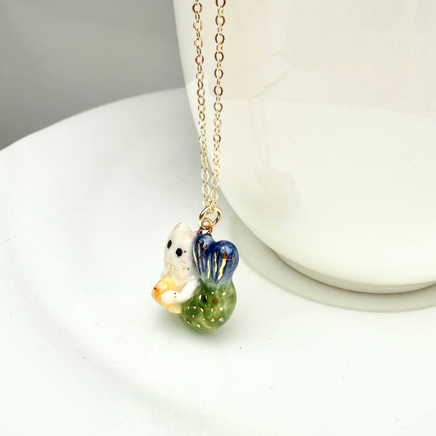 Mermaid Cat Necklace