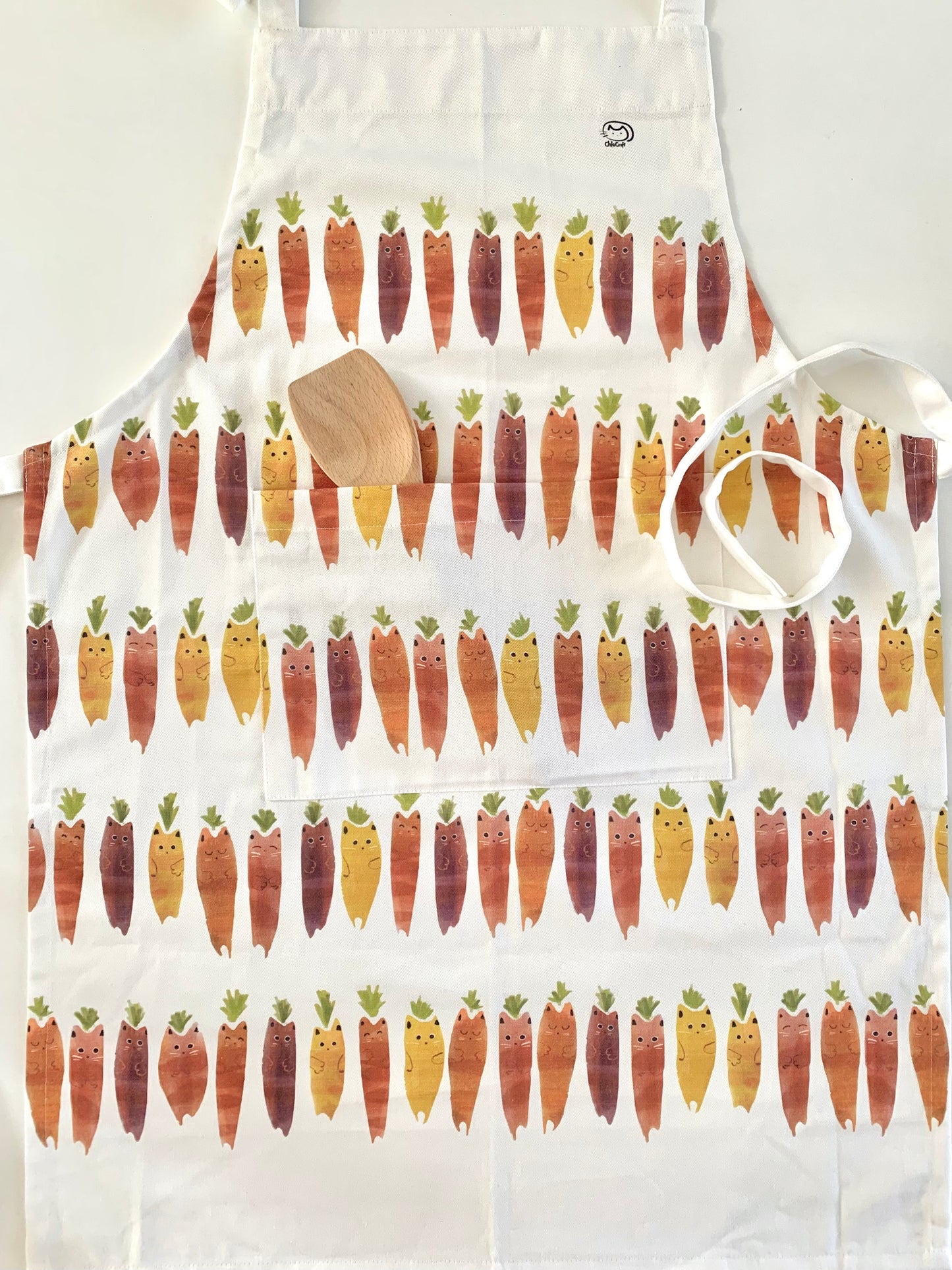 Carrot Cat Apron