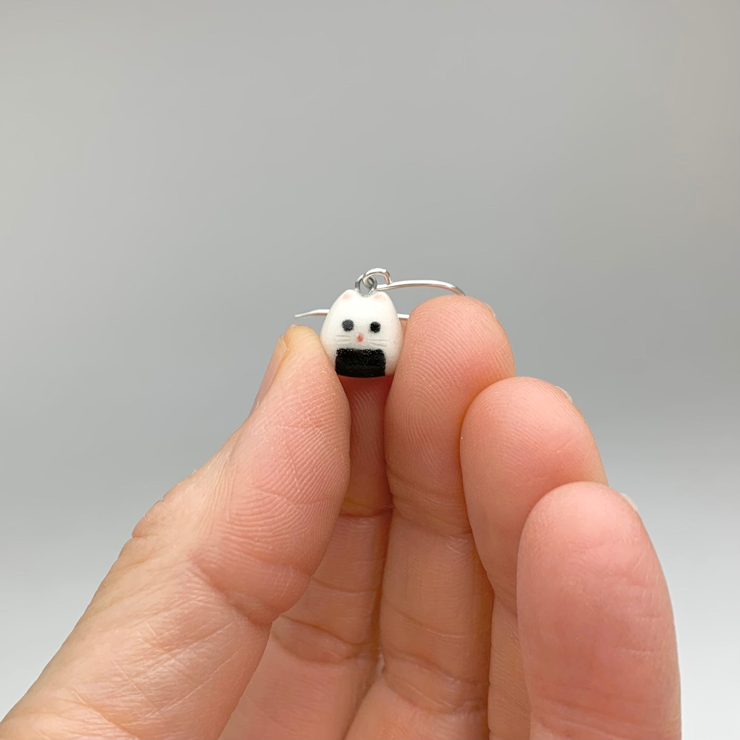 Onigiri Cat Earrings