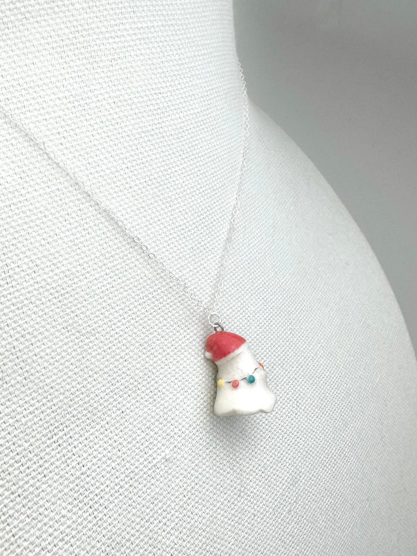 Christmas Ghost Necklace