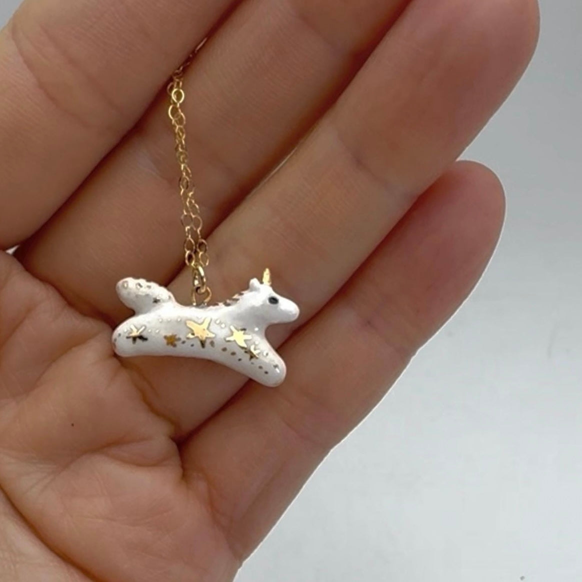 Tiny Unicorn Necklace