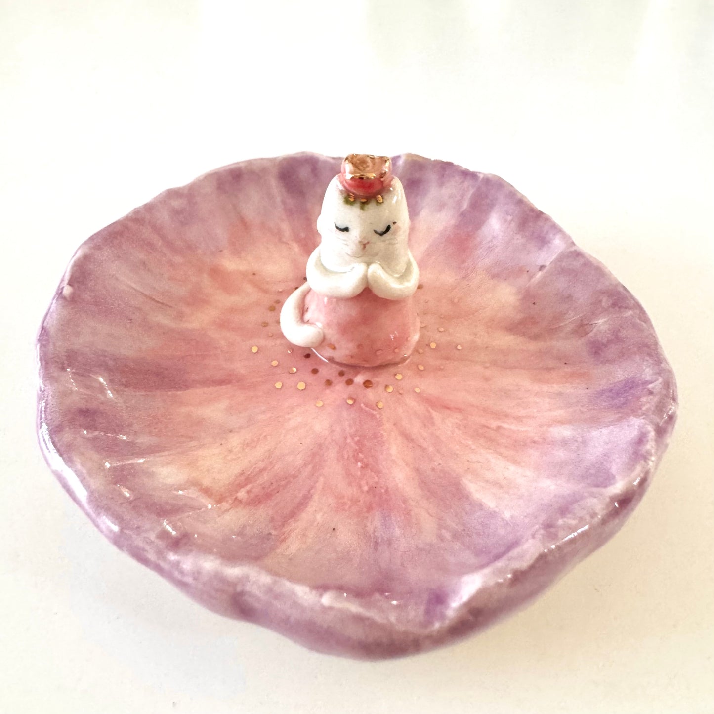 Cat Angel Ring Dish