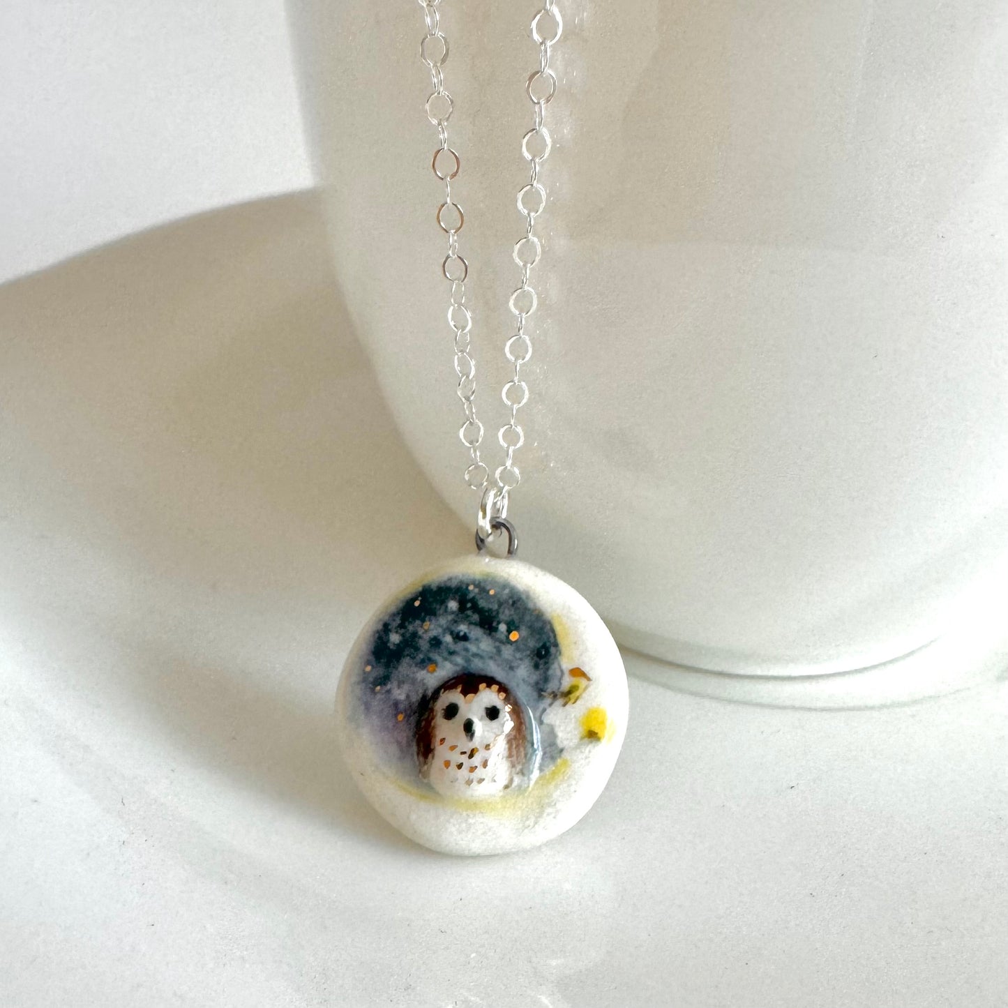 Owl Moon Necklace