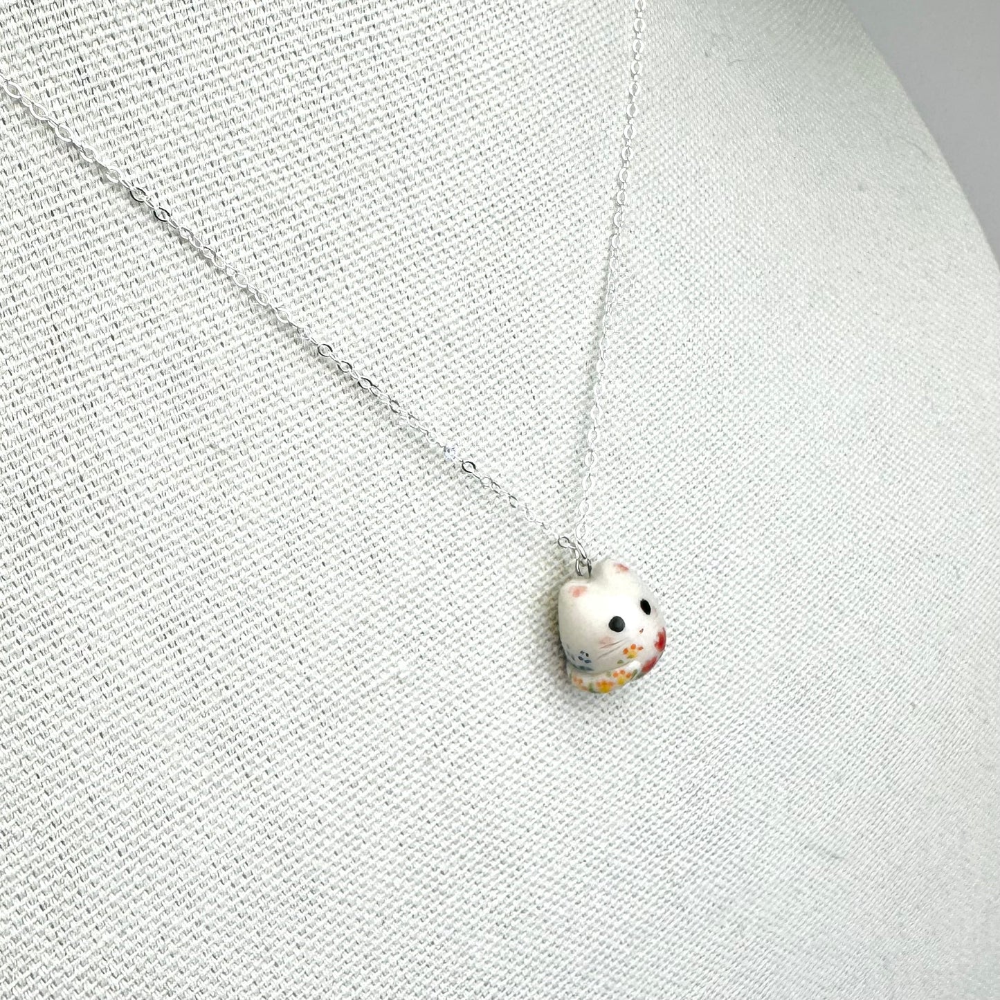 Flower Cat Necklace