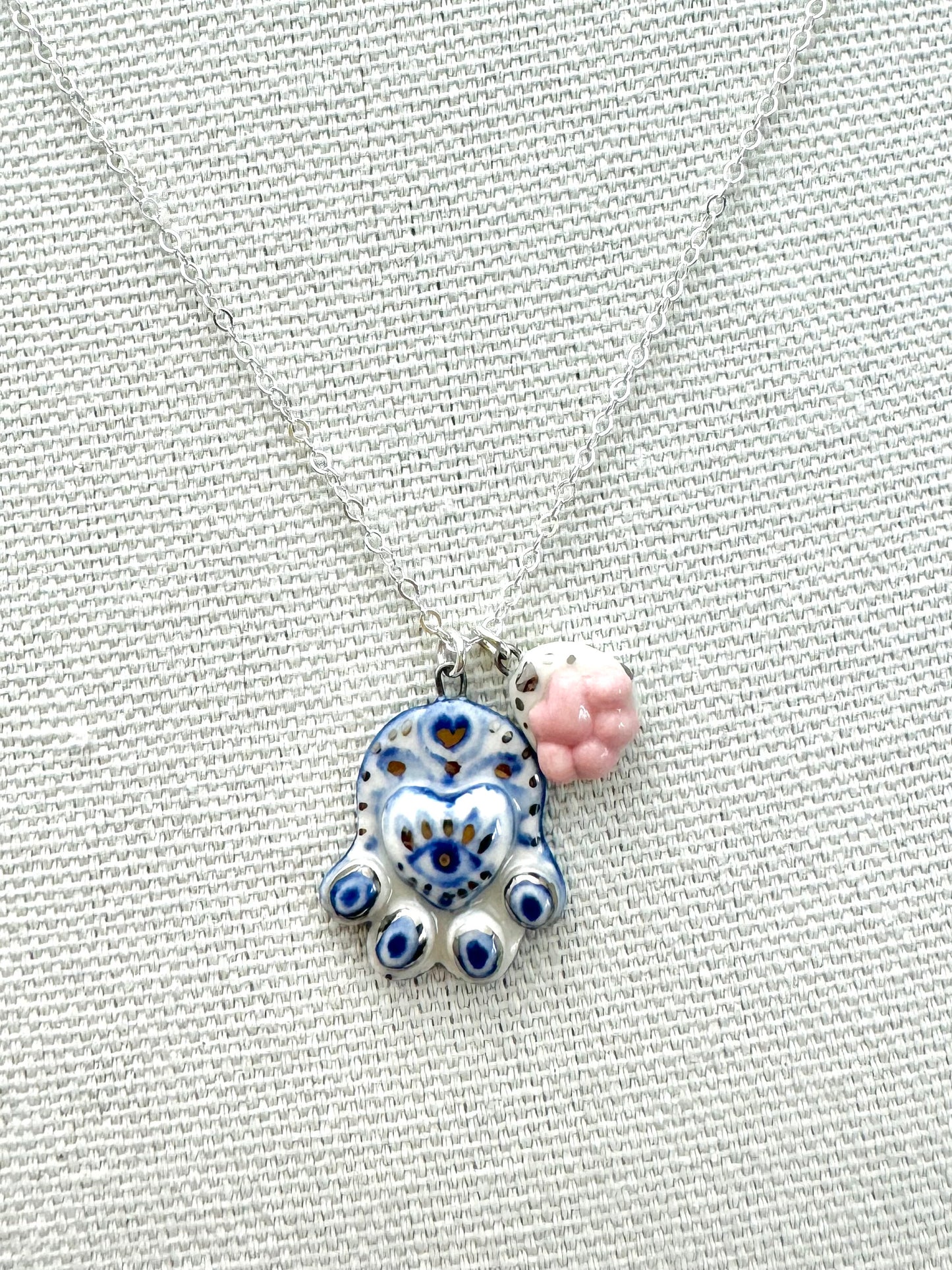 Meowsa Paw Necklace