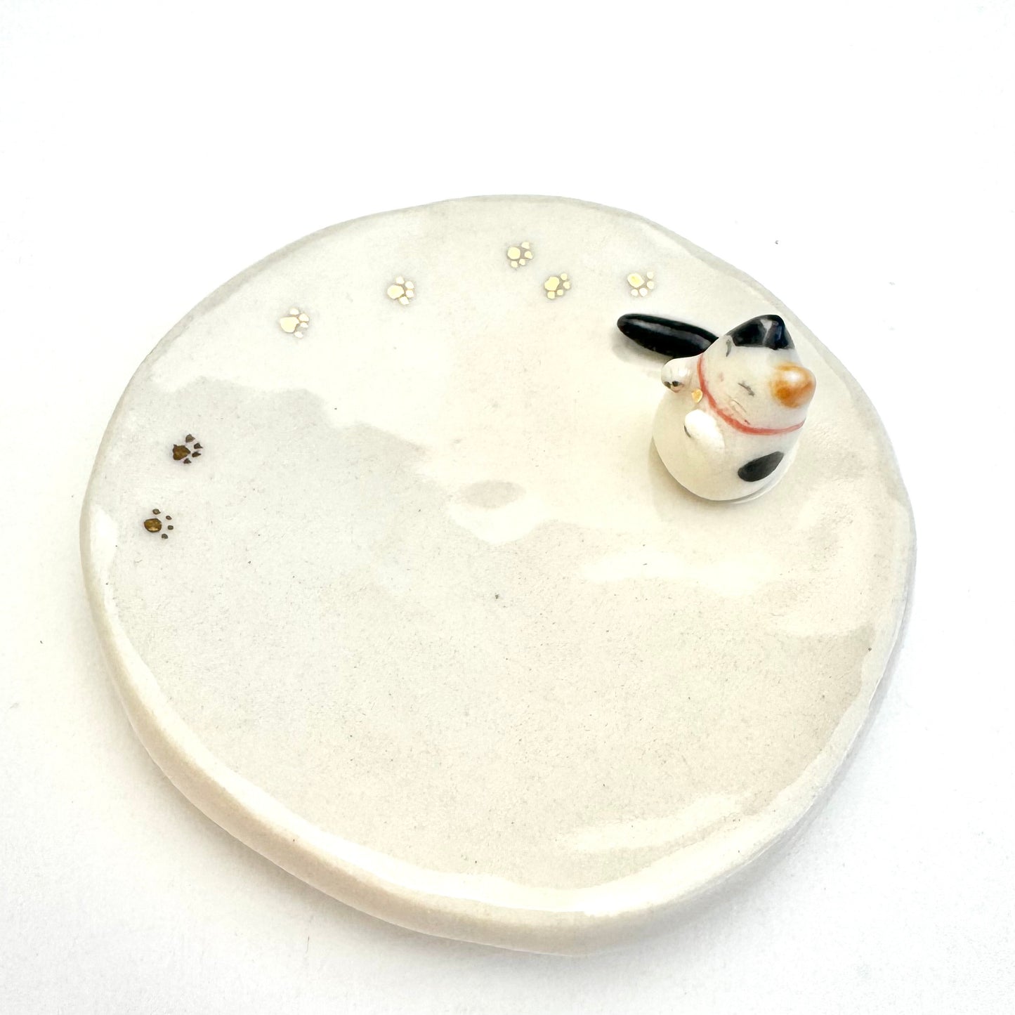 Calico Cat Ring Dish