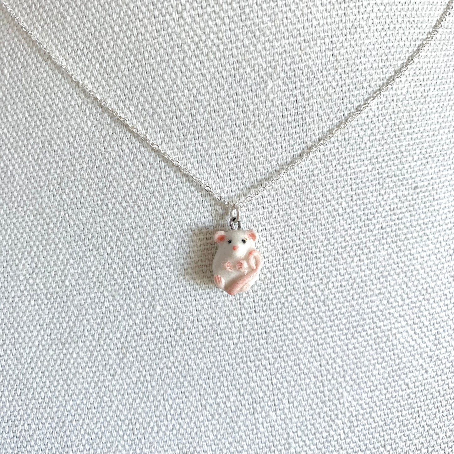 White Rat Necklace