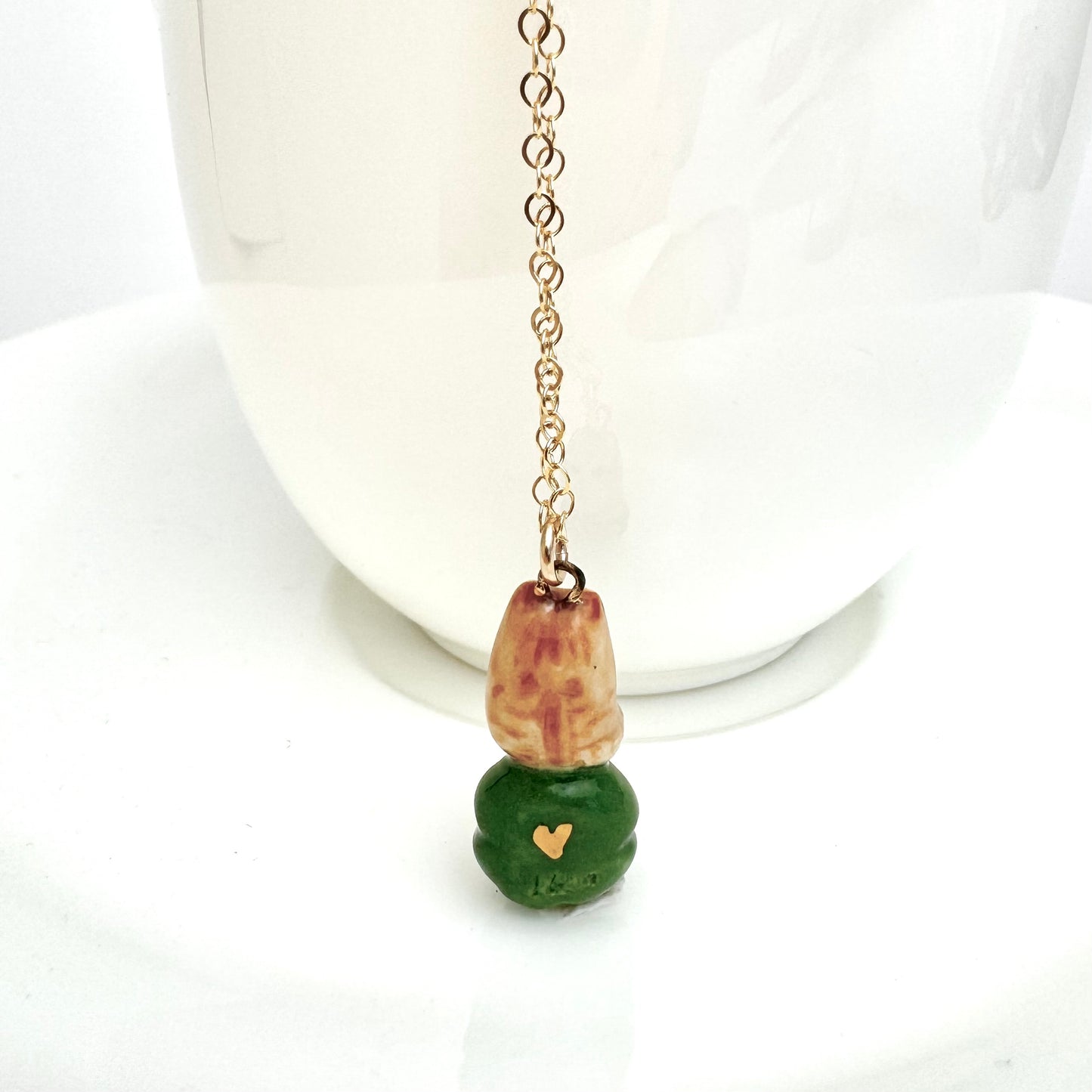 Four Leaf Clover Cat Necklace