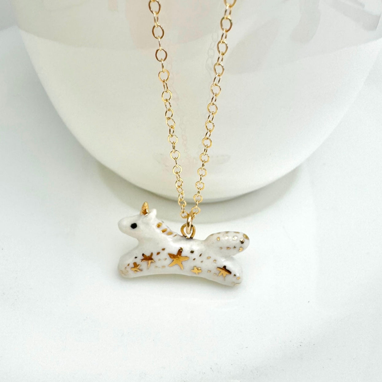 Tiny Unicorn Necklace