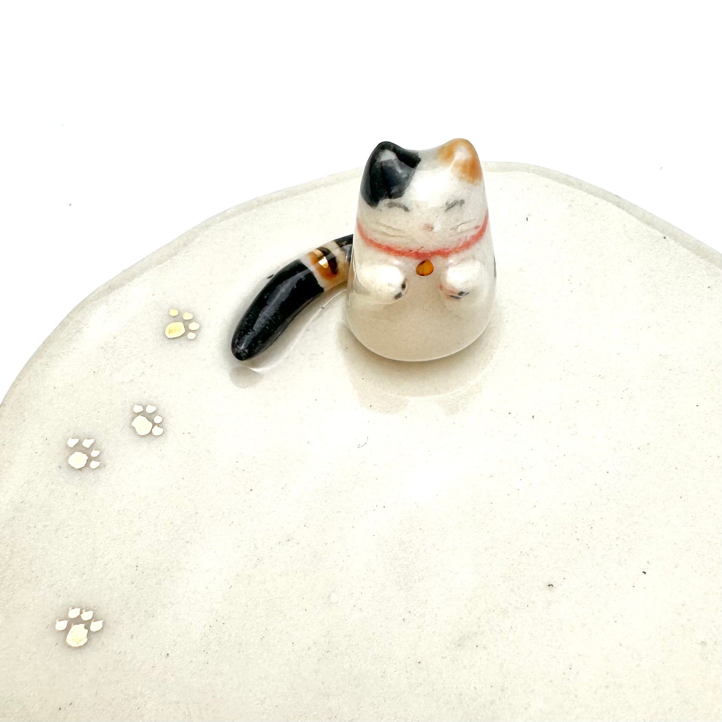 Calico Cat Ring Dish