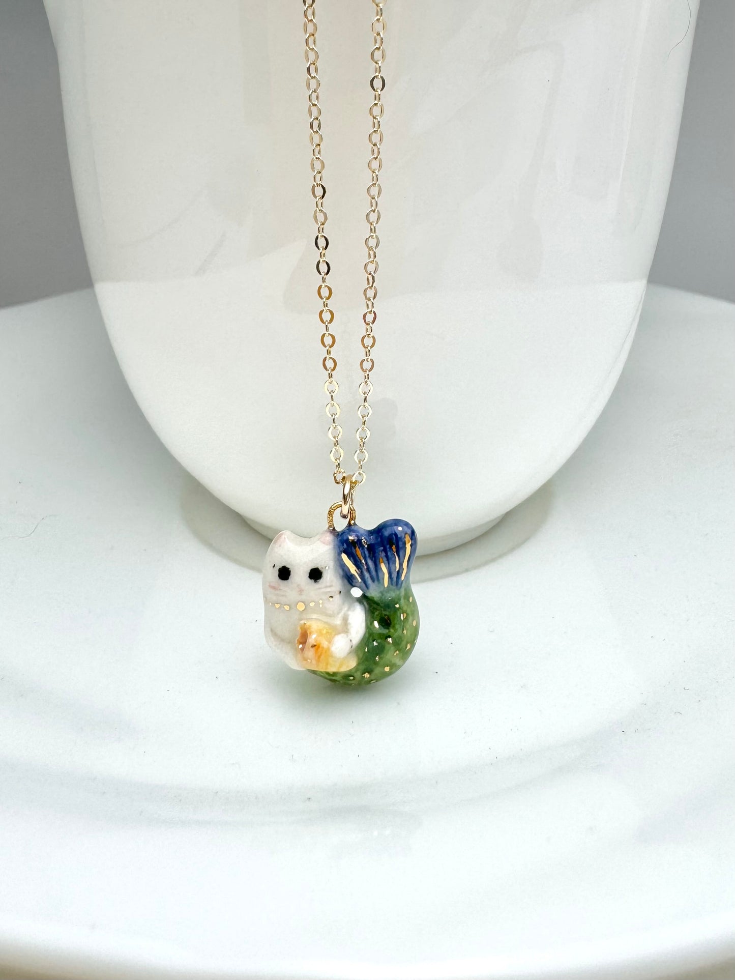 Mermaid Cat Necklace