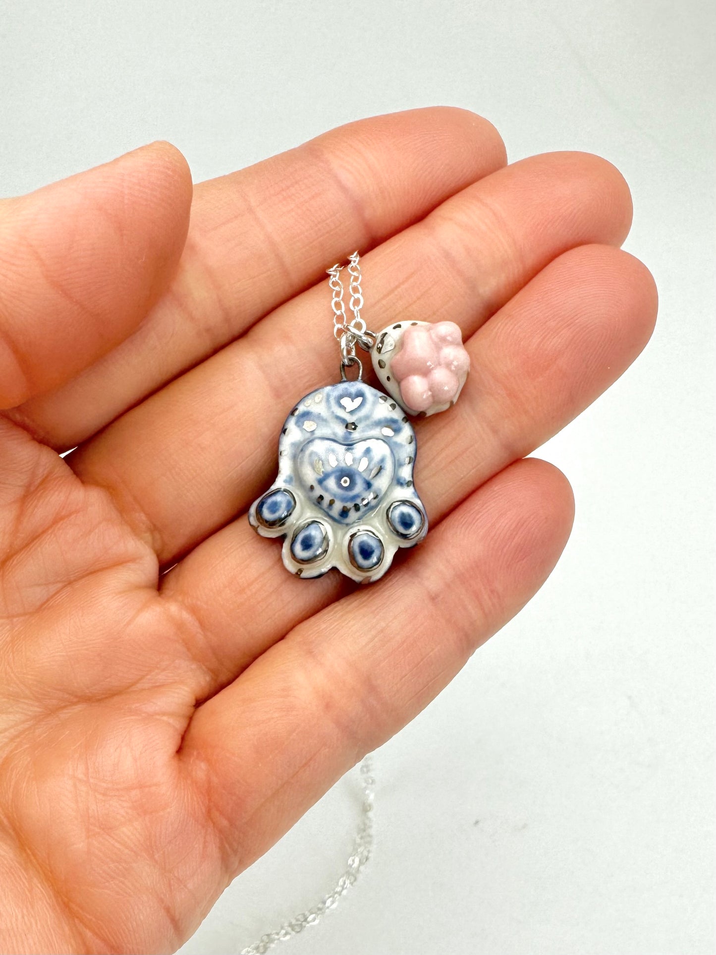 Meowsa Paw Necklace