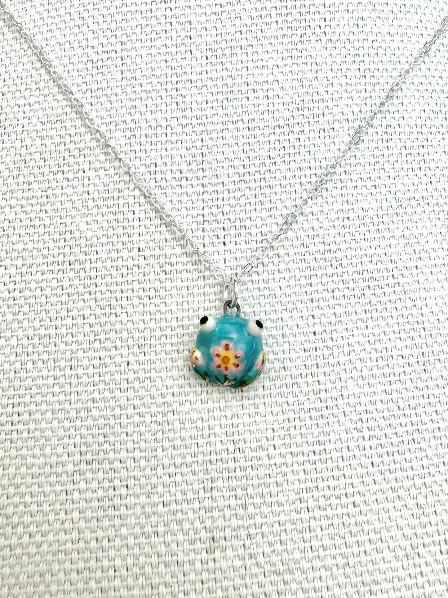Teeny Tiny Frog Necklace