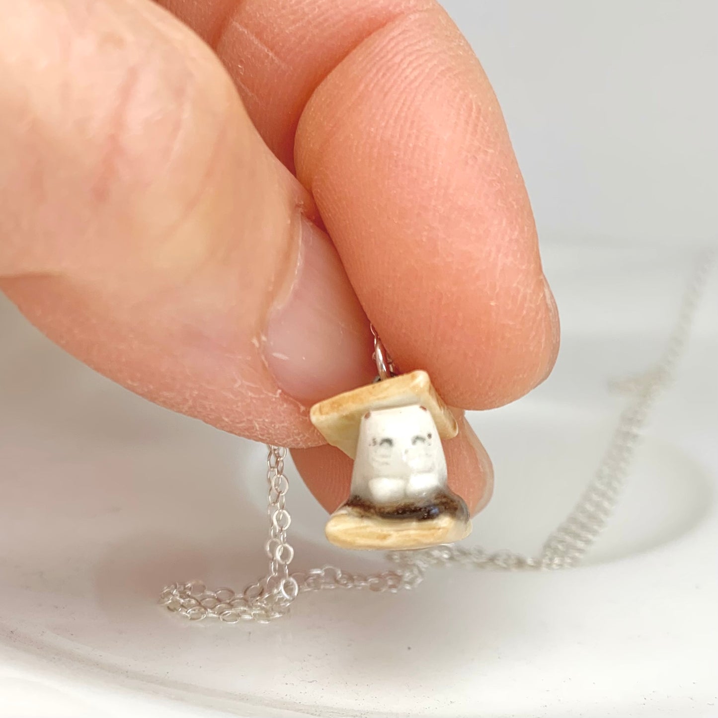 S’mores Cat Necklace