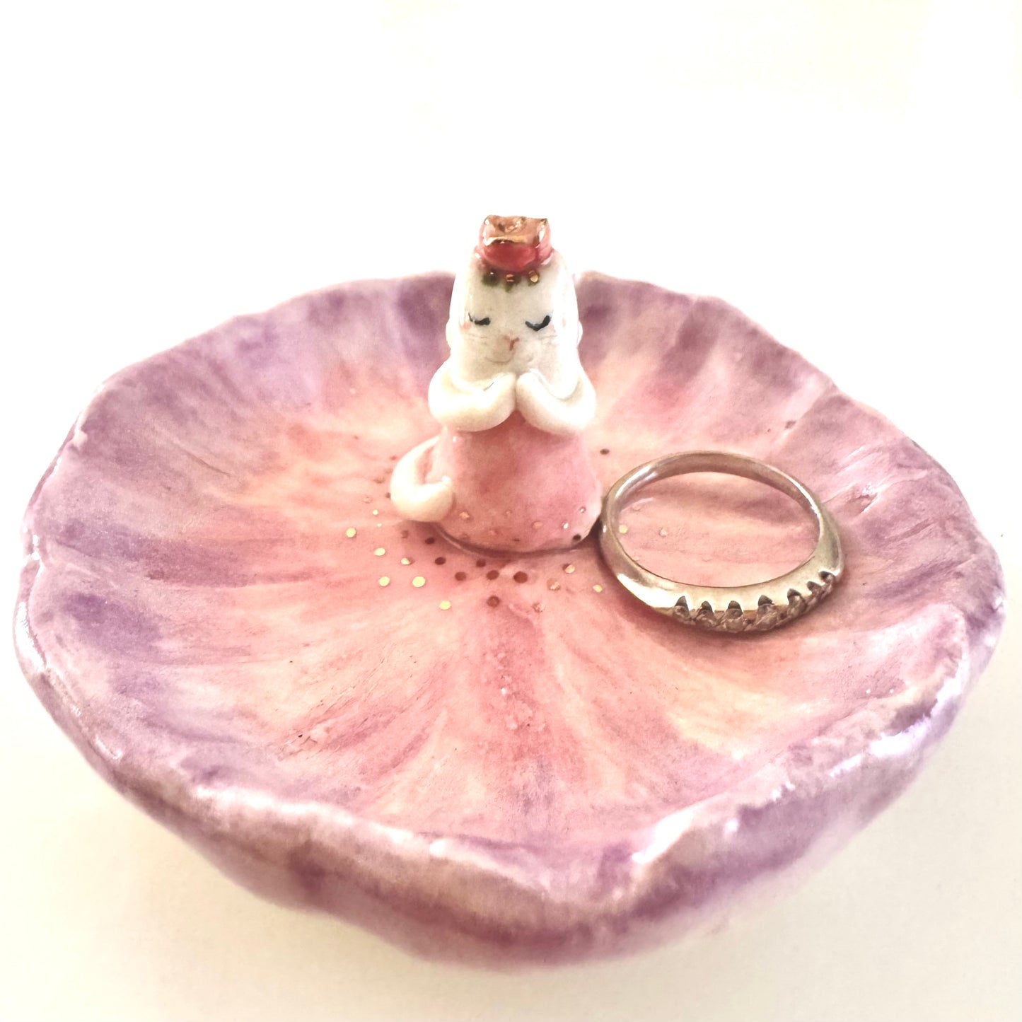 Cat Angel Ring Dish