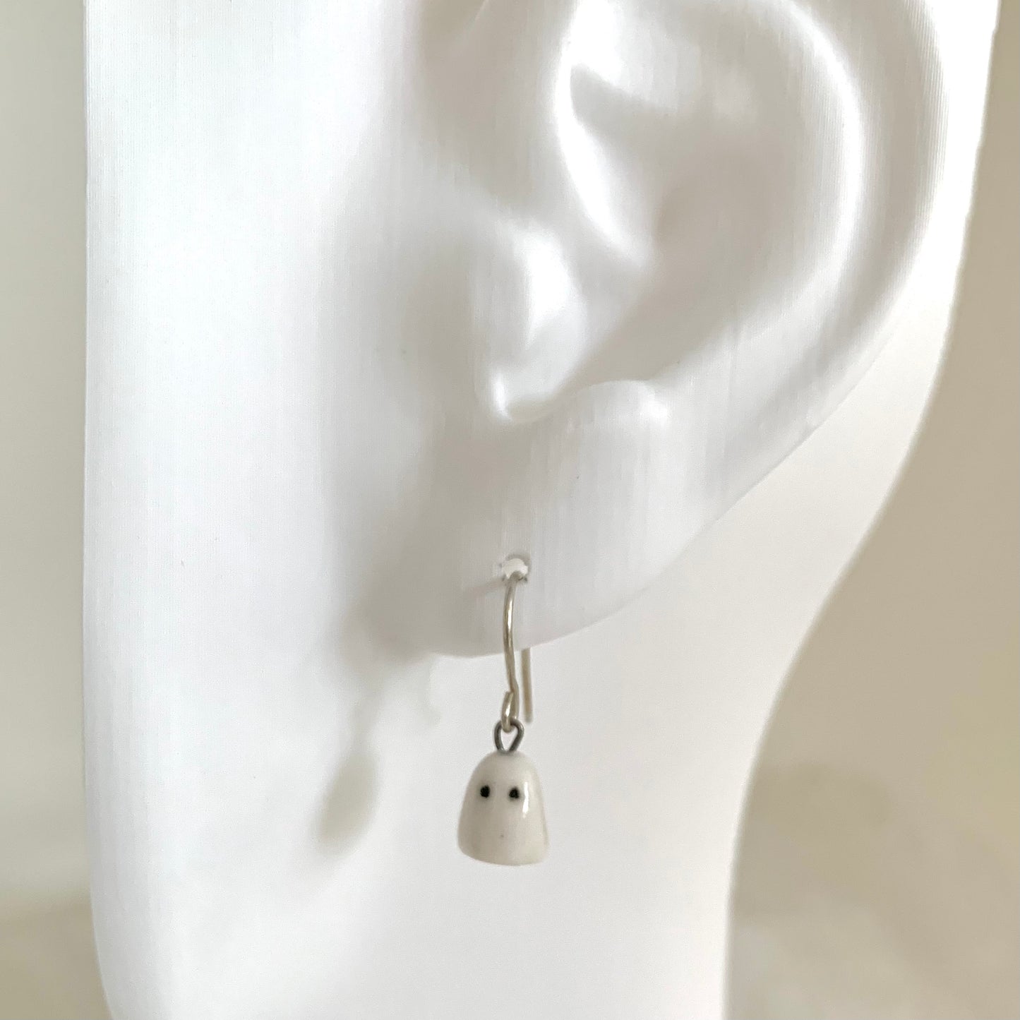 Tiny Ghost Dangle Earrings