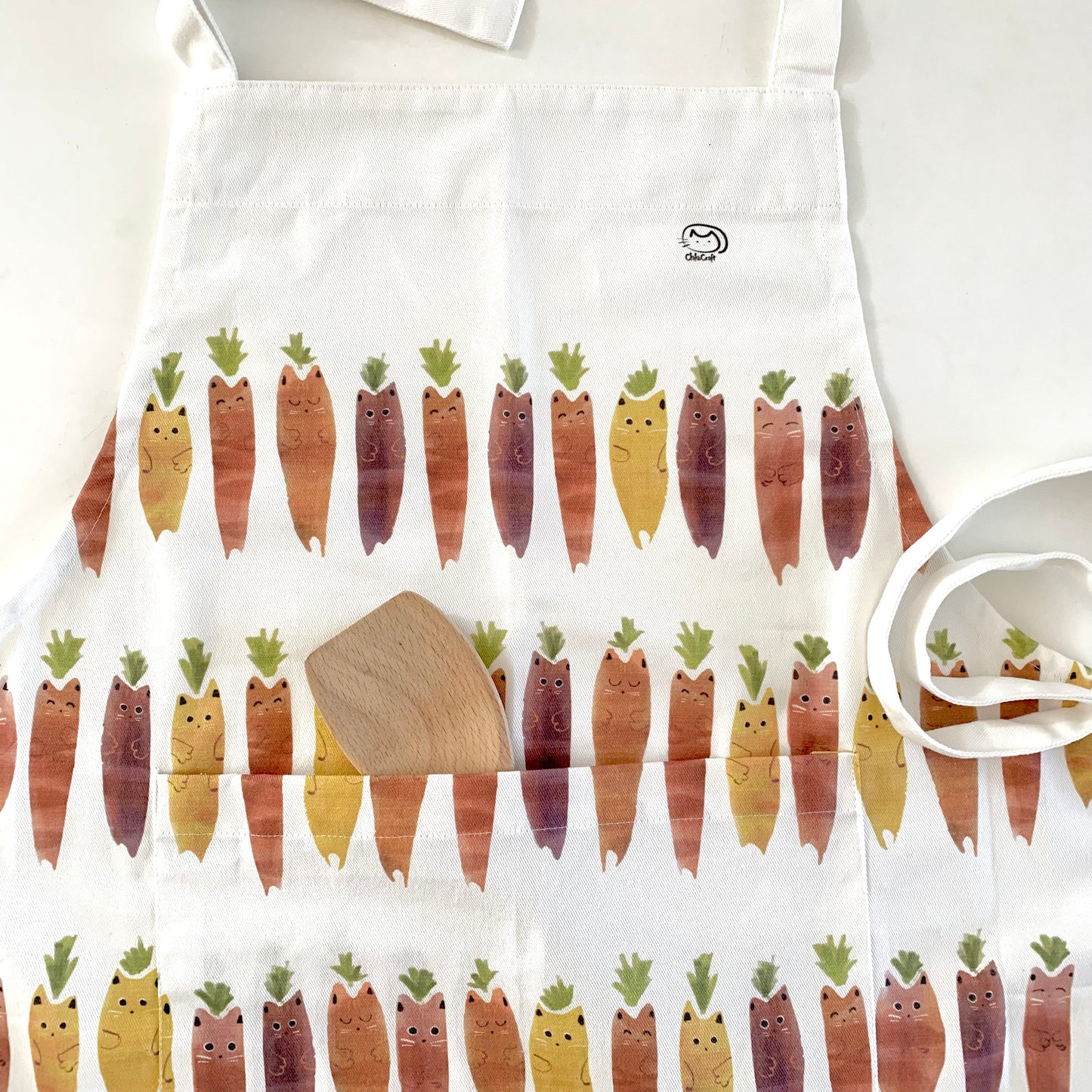 Carrot Cat Apron