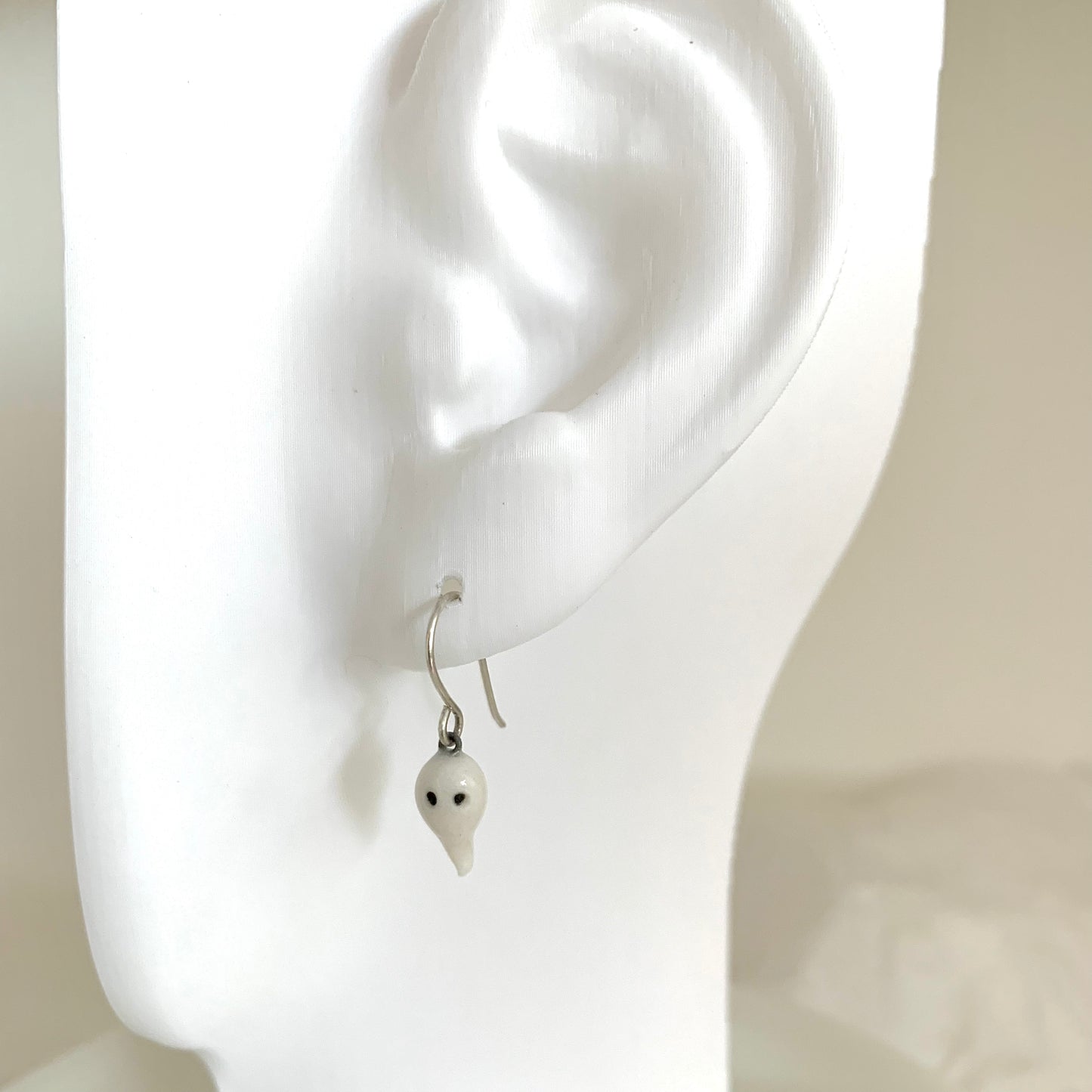 Tiny Ghost Dangle Earrings