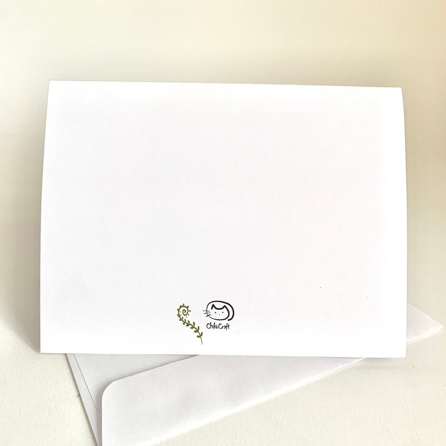 Mushroom Cat Greeting Card