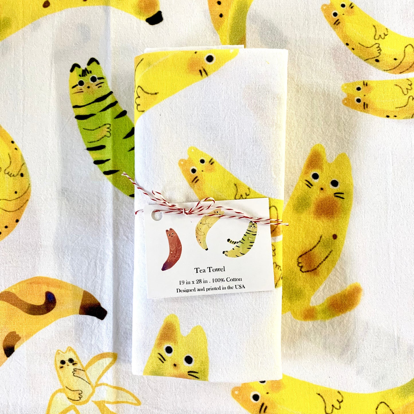Banana Cat Towel