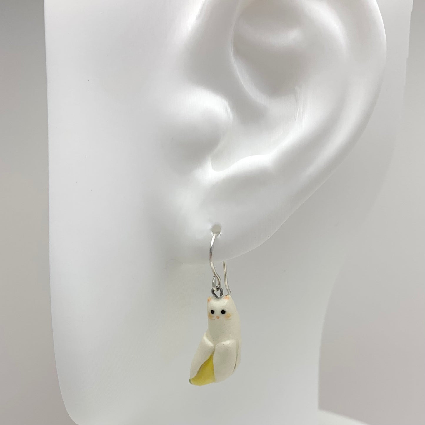 Banana Cat Dangle Earrings