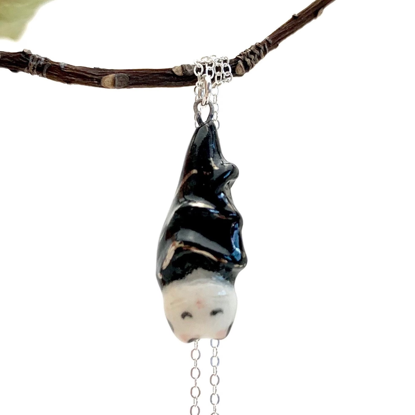 Cat Bat Necklace