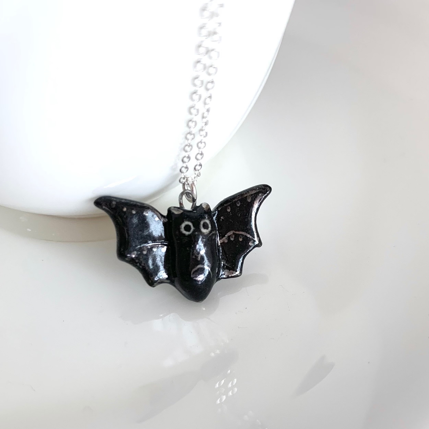 Cat Bat Necklace