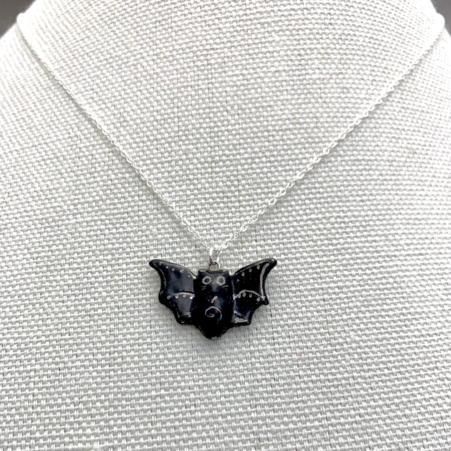 Black Bat Necklace