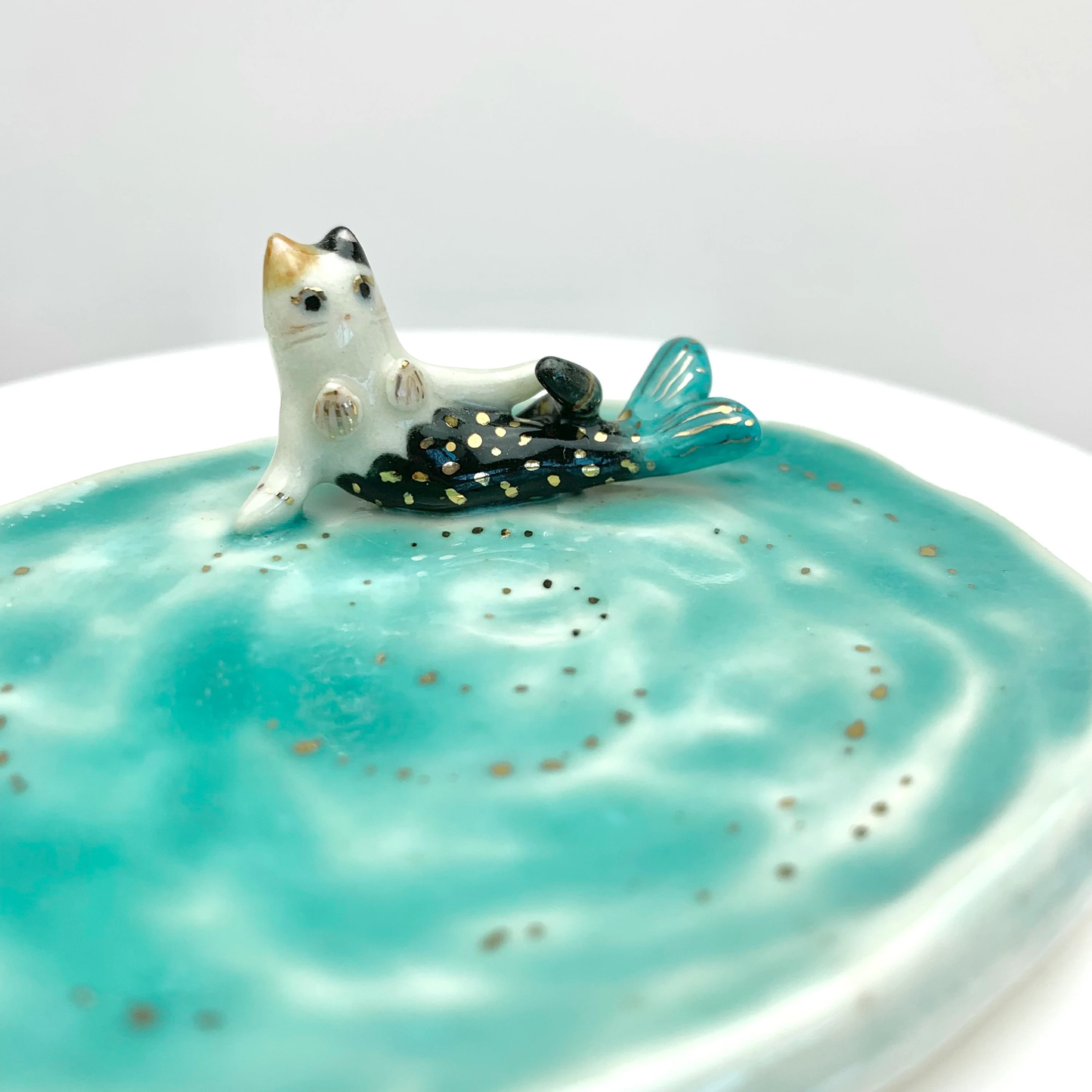 Mermaid Cat Ring Dish