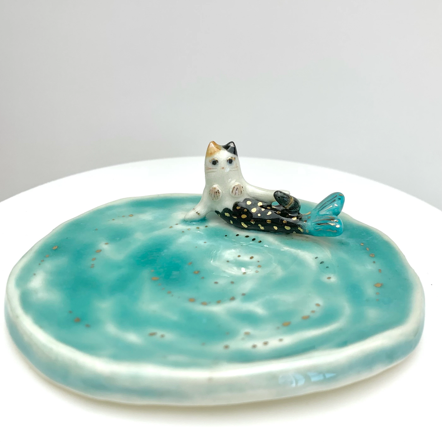 Mermaid Cat Ring Dish