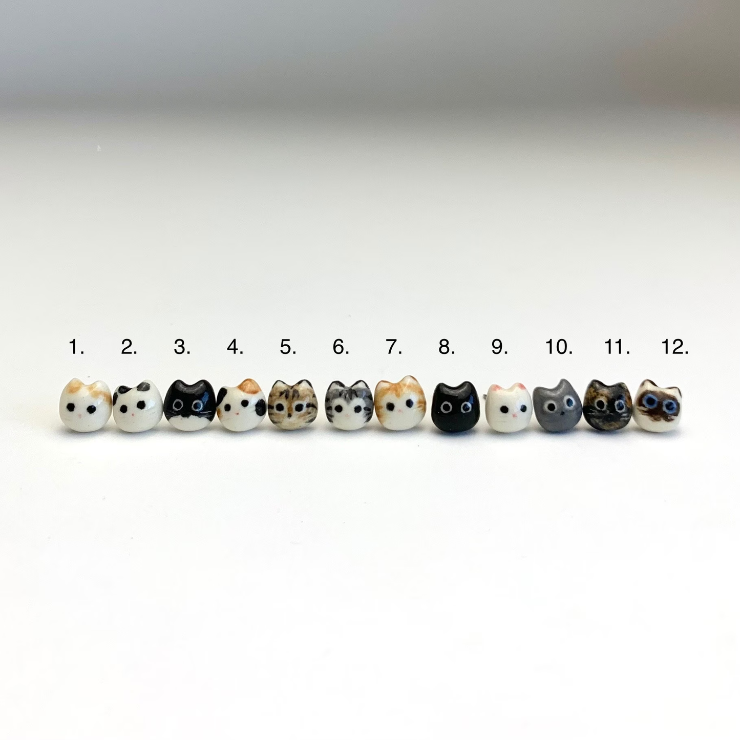 Tiny Cat Stud Earrings