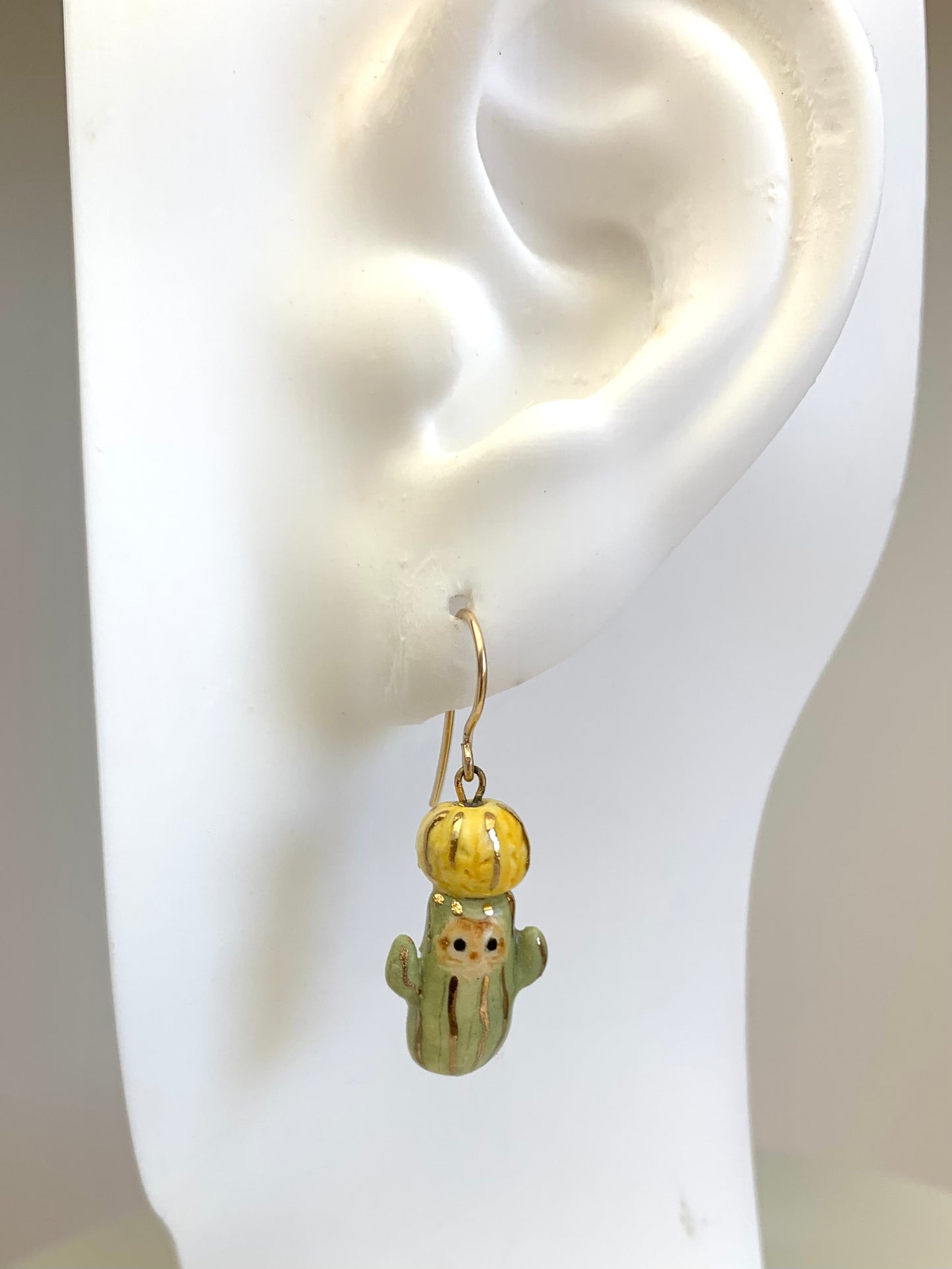 Cactus Cat Earrings