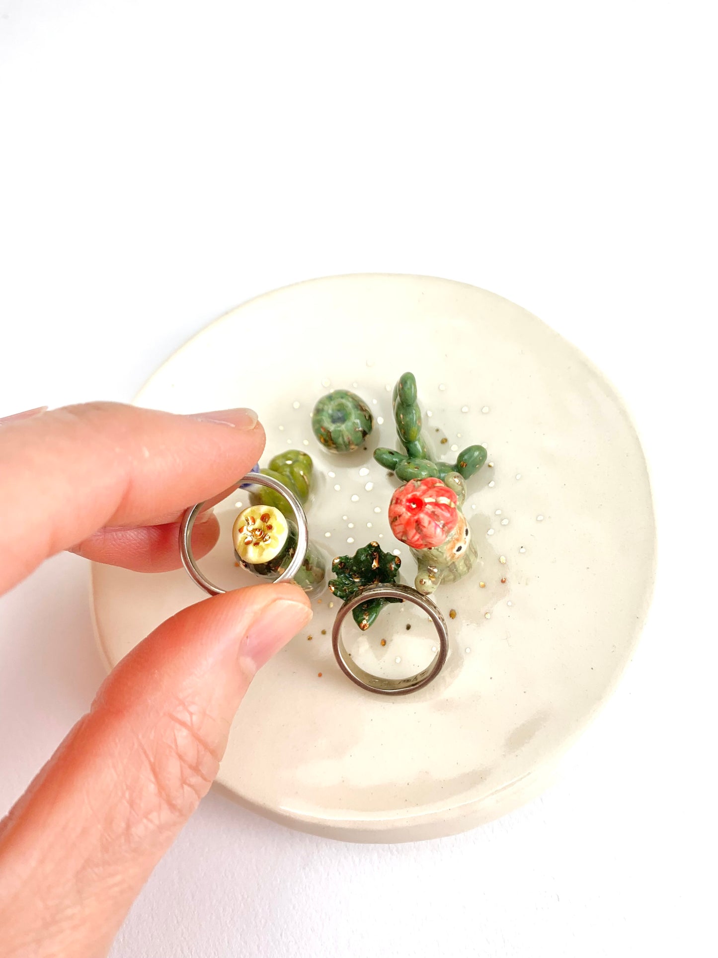 Cactus Cat Ring Dish