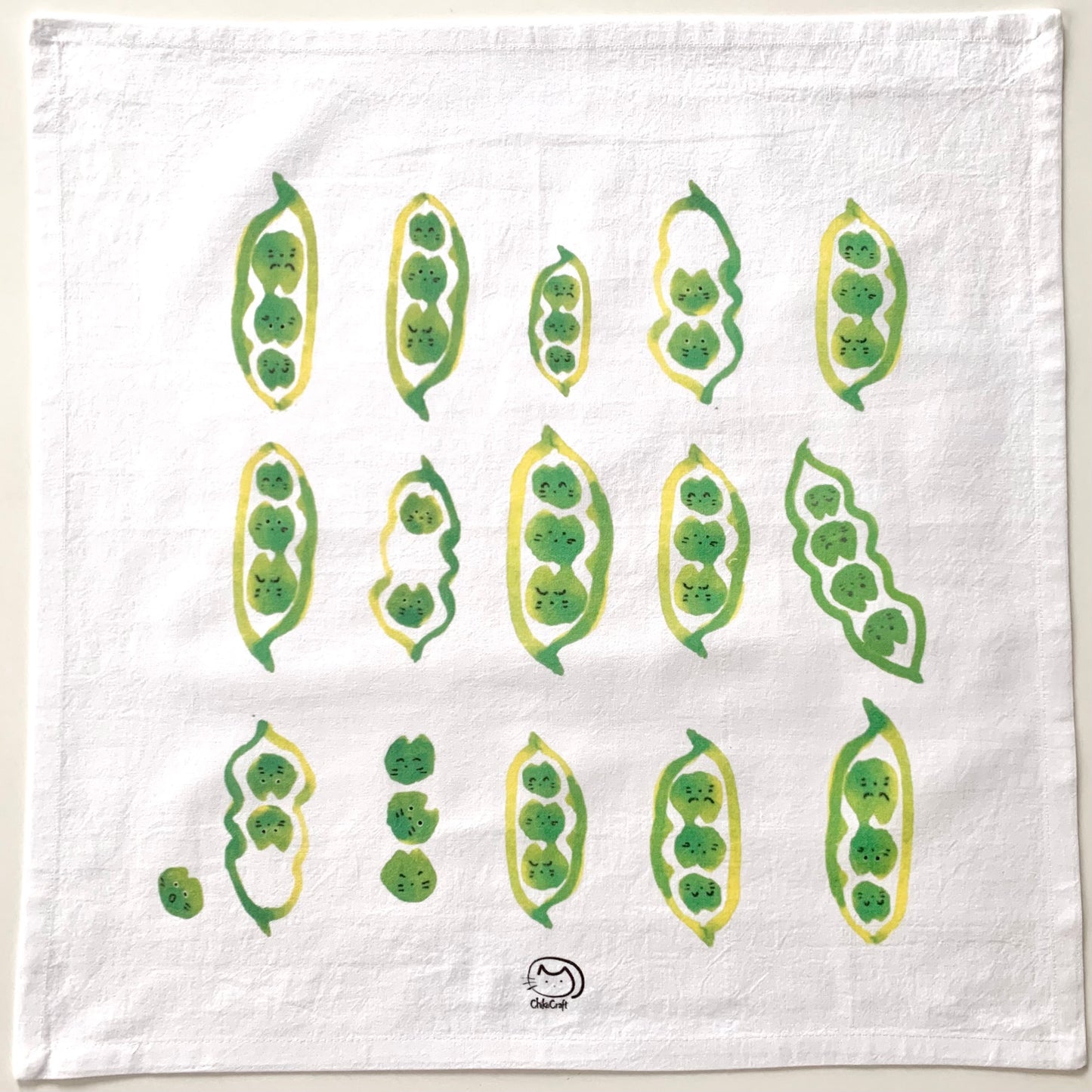 Fruit and Veggie Cat Tea Towels