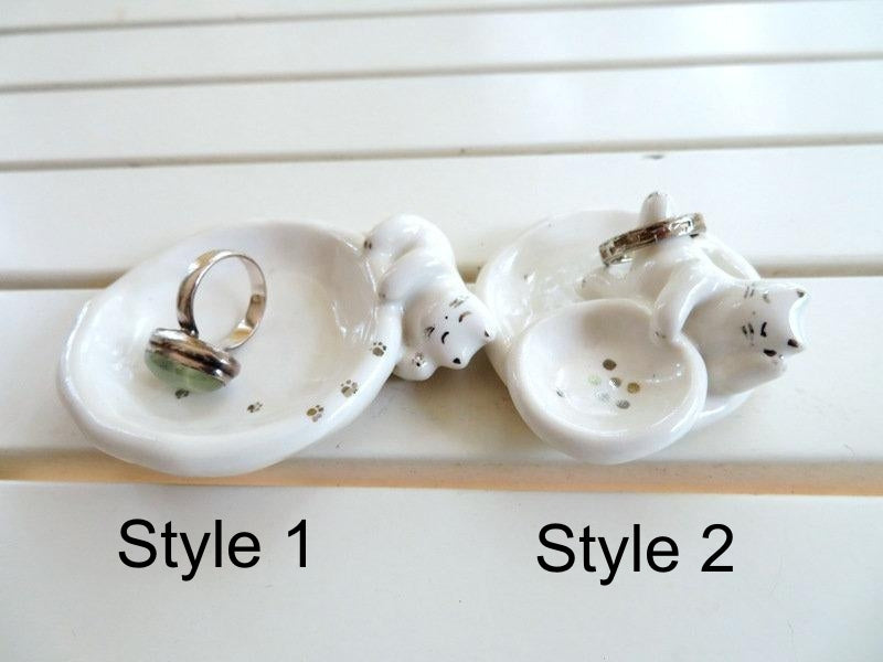 Lazy Cat Ring Dish