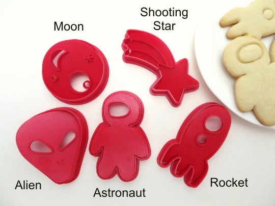 Outer Space Cookie Cutters & Stamps
