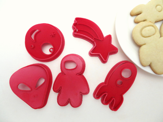 Outer Space Cookie Cutters & Stamps