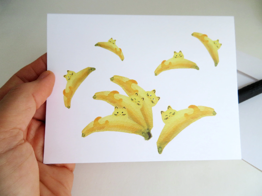 Banana Cat Necklace