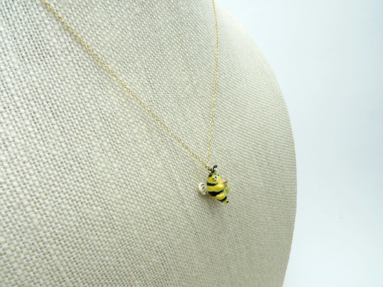 Bee Cat Necklace